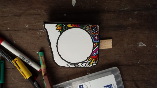 the white circle is roughly the area where the sticker used to be (i took the sticker off)